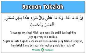 Doa Takziah Bacaan Arab Latin Dan Artinya Lengkap