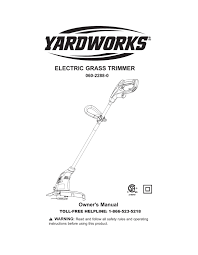 Free shipping on parts orders over $50. Yardworks 060 2288 0 Owner S Manual