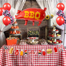 Buy Bbq Baby Shower Decorations Baby Q Party Decorations For Girl Boy Gender Reveal It S A Baby Q Banner Red Checked Tablecloth For Picnic Party Supplies Online In Usa B08gwth2k9