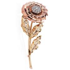 flower brooch for suit
