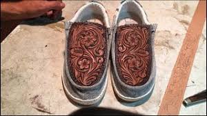 How To Make Custom Leather Hey Dudes Part 1 Youtube
