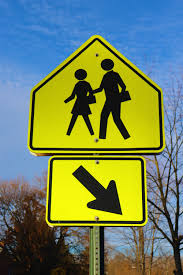 A crossing ahead sign is only used with a children sign or traffic signal sign. School Crossing Sign What Does It Mean