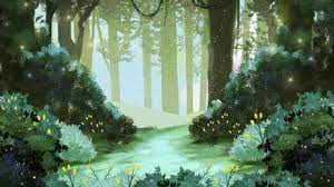 Beautiful Green Woods Landscape Illustration Background Landscape Illustration Green Landscape Wooded Landscaping