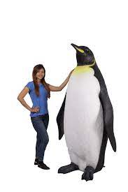Patton oswalt is the narrator of penguin town.he tells the viewer what is happening. King Penguin 6ft Life Size Statue Display Figurine Prop Animal Ebay