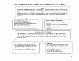Professional Growth Plan Template Elegant Learning Plans Or Goals For Teachers Professional Growth Plan Professional Development Plan Professional Growth
