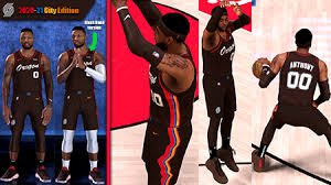 Celebrating the spirit of oregon, the blazers acknowledge the regions. Nba 2k21 2020 21 City Ediion Portland Trailblazers Jersey By Gaming 1tk For 2k21 Nba 2k Updates Roster Update Cyberface Etc