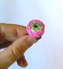 Handmade Ring With Pink Ranunculus Pink Ranunculus Ring Pink Etsy In 2021 Pink Flower Jewelry Flower Jewellery Floral Accessories