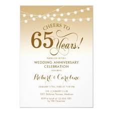 65th Wedding Anniversary Gold White Invitation Zazzle Com 65th Wedding Anniversary 50th Wedding Anniversary Gold 40th Wedding Anniversary
