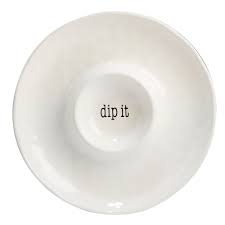 Certified International It S Just Words Ceramic Chip And Dip Bowl 13 8 White Chip And Dip Bowl Dip Tray Dip Bowl