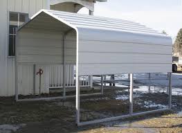 Available In 6 Sizes The Smaller Variations Of This Steel Carport Make Perfect Outdoor Shelters For Atvs Utvs Snow Portable Carport Carport Outdoor Shelters