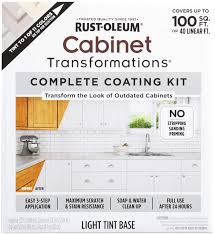 I purchased two rustoleum cabinet transformations kits a few months ago and couldn't wait to get started. Rust Oleum Cabinet Transformations 258109 Small Kit Winter Fog Household Wood Stains Amazon Com