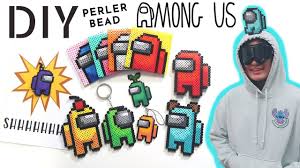 Dénicher le meilleur modele animaux en perle a repasser est maintenant possible. How To Diy Among Us Easy Perler Bead Crafts Costume Tutorial Youtube