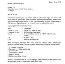 Itu tadi merupakan contoh surat lamaran kerja yang bisa anda gunakan untuk membuat surat lamaran kerja dengan cara tulis tangan maupun dengan ketik komputer. Download Contoh Surat Lamaran Kerja Di Sekolah Negeri