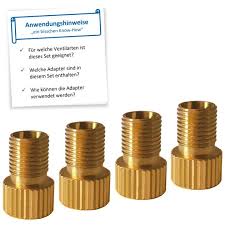 Fahrradventil Adapter Set Fur Dv Sv Mit Anleitung Hilo Sports