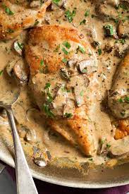 Creamy Chicken Marsala Marsala Chicken Recipes Chicken Recipes Chicken Dinner Recipes