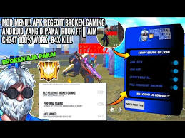 How to install mod apk with obb file? Mod Menu Apk Regedit Broken Gaming Android Yang Dipakai Ruok Ff Aim Che4t 100 Work B4x Kill Regedit