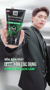 Sữa rửa mặt Romano: Giải pháp chăm sóc da 1 bước