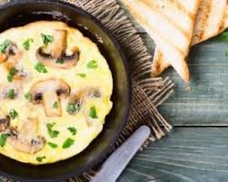 Omelette Vite Faite Aux Champignons Recette Omelette Recette Recette Equilibree