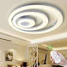 A la recherche de plafonnier chambre pas cher ? Pas Cher Nouveau Acrylique Moderne Led Plafonniers Lampe Pour Salon Chambre Abajur Eclairage Int False Ceiling Design Ceiling Design Bedroom Pop Ceiling Design