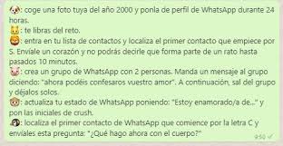 Whatsapp es una aplicación de mensajería que te ayuda a estar en contacto de forma directa con amigos, familia y compañeros de trabajo. 30 Retos Para Whatsapp Con Imagenes Hot Y Divertidos