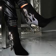 Ince Topuklu Bot Boots Wedge Boots Heels