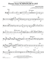 Download Theme From Schindler S List Cello Sheet Music By John Williams Sheet Music Plus Digital Sheet Music Cello Sheet Music Sheet Music