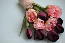 Queen Of The Night And Angelique Tulips Tulip Bouquet Angelique Tulip Pink Tulips Bouquet
