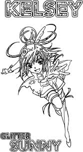 Kelsey Glitter Force Sunny Coloring Page In 2020 Coloring Pages Glitter Force Coloring Pages For Boys