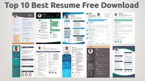 For example, promoting yourself instead of writing a boring objective statement is an interesting new way to grab your reader's attention, and this'll stay the same in 2019. Top 10 Best Resume Templates Free Download 2019 Youtube