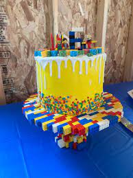 I know it's not a spectacular cake and far from perfect.but i'm glad i finally achieve my goals to make a birthday cake for my son this year. My 6 Year Old Requested A Lego Birthday Cake I Was Told This Sub May Appreciate This Lego