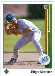 1989 upper deck edgar martinez rookie card (#768) are you sensing a theme here? Edgar Martinez Baseball Card Seattle Mariners All Star 1989 Upper Deck 768 Rookie Season At Amazon S Sports Collectibles Store