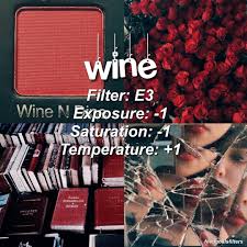 Red Wine Color For Red Photos Qotp Hows Ur Day If You Have Questions I Only Answer Thru Kik Fotografia Vsco Fotografia Tutorial Vsco Editor De Fotos