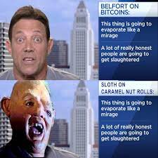 Things, the wolf of wall street bitcoin meme very fascinating make: Wolf Of Wall Street Debates Sloth From Goonies On Crypto Btc