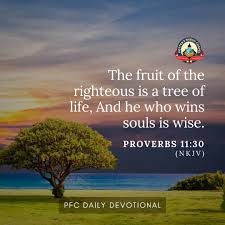 And he that is wise winneth souls. Potter S Family Chapel On Twitter Potter S Family Chapel Daily Devotional The Potter S Word August 30 2020 Evangelism Soul Winning Is Wise The Fruit Of The Righteous Is A Tree Of Life And