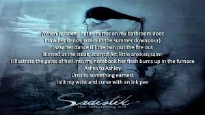 Arriving in a clearing she was offered a choice: Ashes To Ashley Paroles Mac Lethal Greatsong