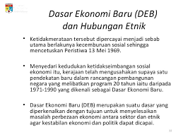 Kesan peristiwa 13 mei terhadap dasar ekonomi baru. Usaha Dasar Ekonomi Baru 1971 Artadokht Hasni