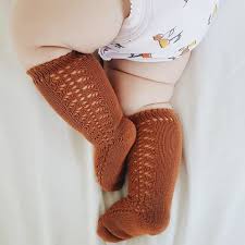 Condor Side Openwork Lace Knee High Socks Oxide Baby Fashionista Baby Fashion Kids Outfits