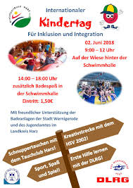 Der internationale kindertag ist ein besonderer feiertag für kinder. Kindertag Mit Der Sportjugend Harz Harzer Schwimmverein 2002 Wernigerode