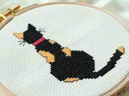 Easy cat cross stitch patterns. How To Make A Cat Cross Stitch