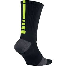 Nike Dri Fit Elite Cushioned Basketball Crew Socks Mens L 8 12 Black Sx3629 015 Nike Athletic Nike Elite Basketball Socks Mens Socks