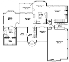 Five bedroom house plans one story. One Story Five Bedroom House Plan Novocom Top