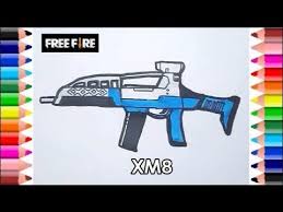 Entah itu mulai dari sistem mode, gaya permainan, hingga senjata favorit yang digunakan untuk bermain. Cara Menggambar Senjata Xm8 Di Game Free Fire Youtube