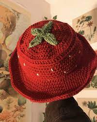 Crochet Strawberry Hat Pattern Crochet Crochet Designs Crochet Clothes