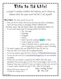 Biography Sample For Students Our Autobiography Projects Are Underway Autobiography Project Autobiography Writing Autobiographies For Kids
