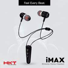Hkt Imax Bluetooth Wireless Earphone With Super Bass Sound And Mic Bluetooth Wireless Earphones Mobile Accessories Accessories Store