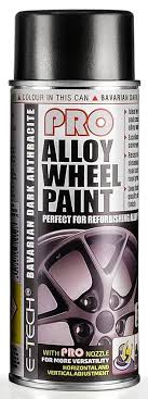 The E Tech Bavarian Dark Anthracite Pro Alloy Wheel Paint Is