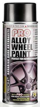 the e tech bavarian dark anthracite pro alloy wheel paint is