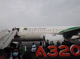 The a320 was launched in march 1984, first flew on 22 february 1987. Transport Aerien Air Cote D Ivoire Renforce Sa Flotte Avec Un Airbus A320 Pressecotedivoire