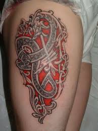 Small wrist celtic tattoo for women. Celtic Thigh Piece Celtic Tattoo For Women Thigh Tattoo Thigh Tattoos Women