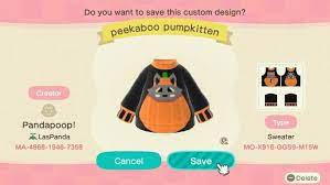 Acnh Costume For Halloween Peekaboo Kitten Sweater Animal Crossing Animal Halloween Costumes Kitten Sweater